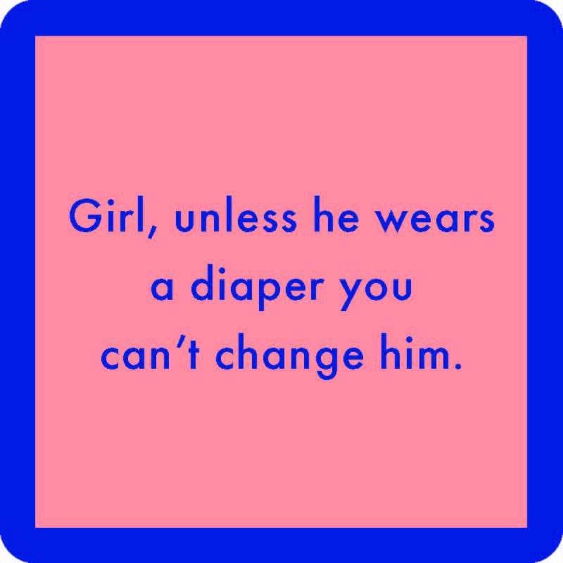 Funny Coaster - Diaper