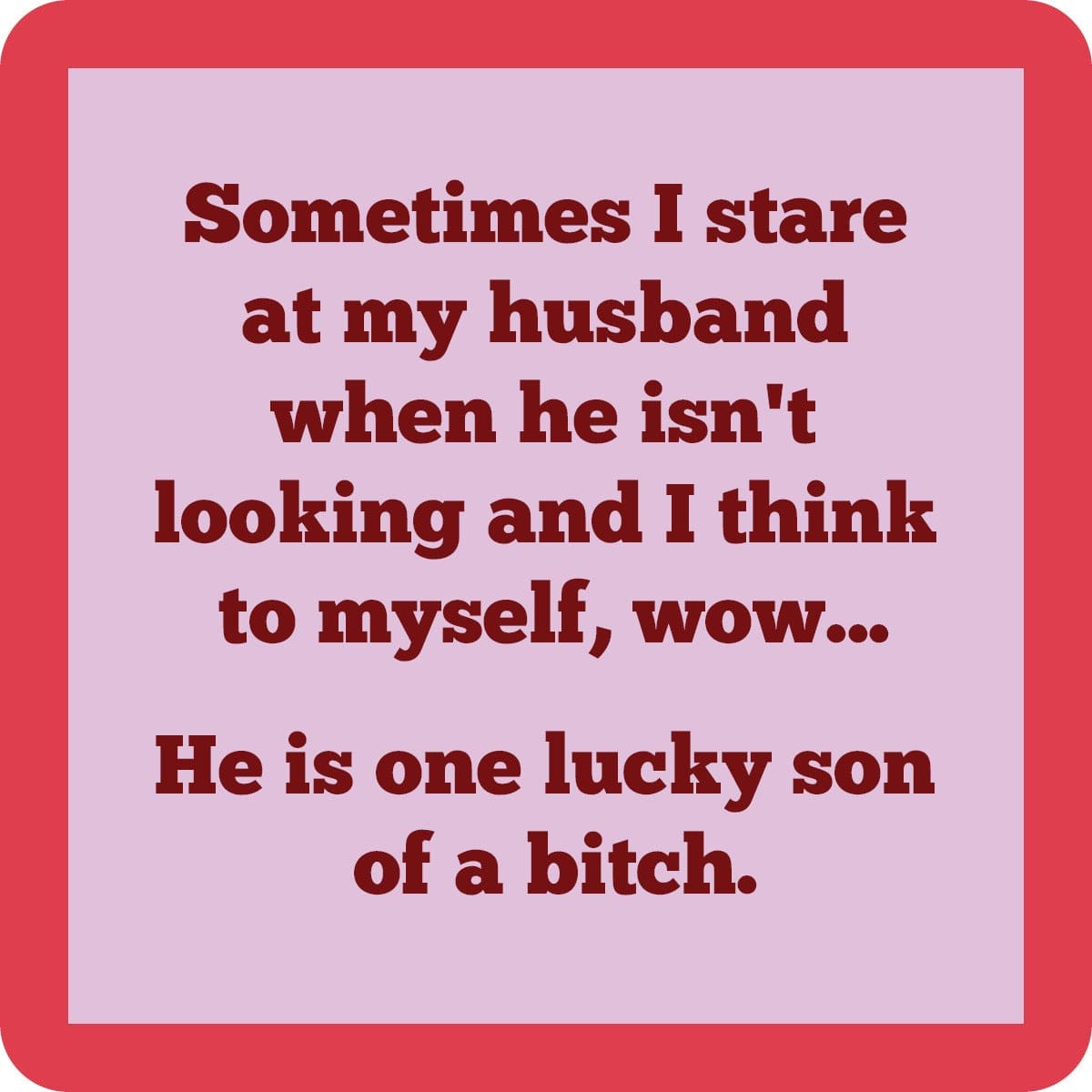 Funny Coaster - Lucky SOB