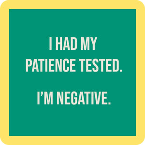 Funny Coaster - I'm Negative