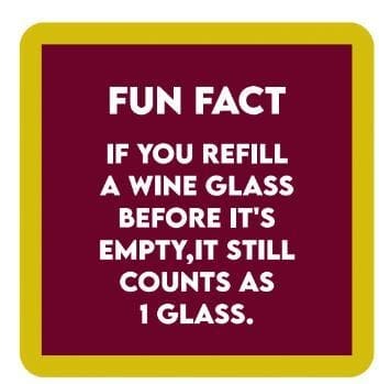 Funny Coaster - 1 Glass