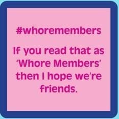 Funny Coaster - #whoremembers