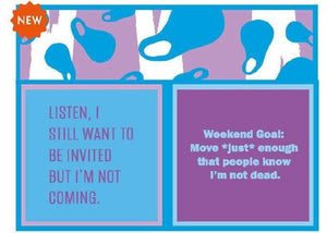 Cocktail Napkins - Weekend Goal