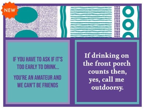 Cocktail Napkins - Outdoorsy