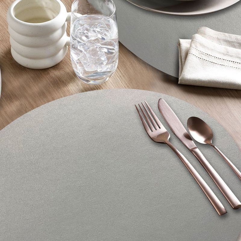 Placemat - Shimmer Oval Silver