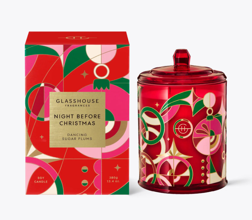 Glasshouse Holiday Candle - '24 Night Before Christmas 13.4oz