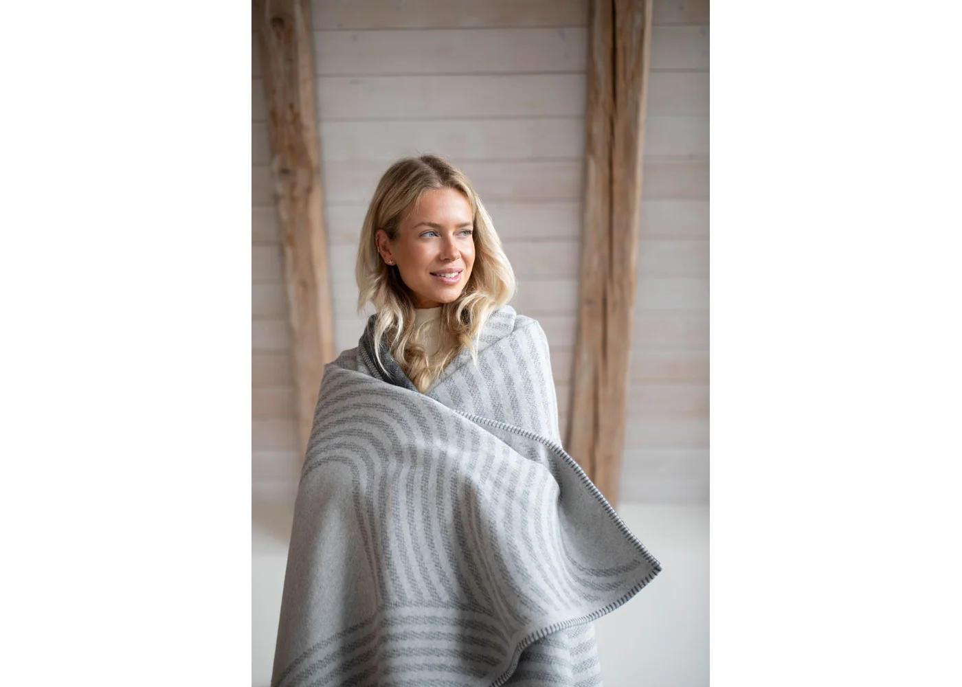 Fussenegger Throw - JADE Cotton Zen Grey 200x140cm