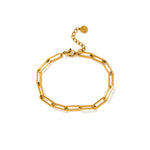 Load image into Gallery viewer, Waterproof Bracelet - Bold Paperclip 6&quot;+1.25&quot;
