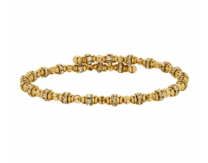 Gold-Plated Bracelet - Solana Small Bead Flex