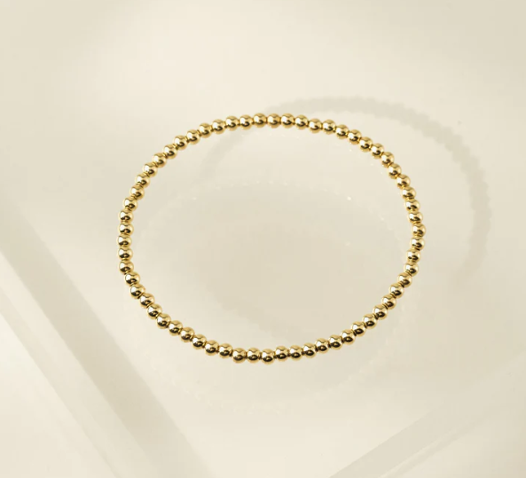 Gold-Filled Bracelet - Beaded 3mm
