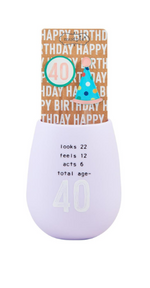 Load image into Gallery viewer, Silicone Wine Set - Birthday | 40th

