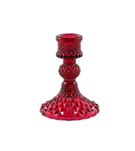 Taper Candle Holder - Baby Bella Red