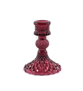 Taper Candle Holder - Baby Bella Bordeaux