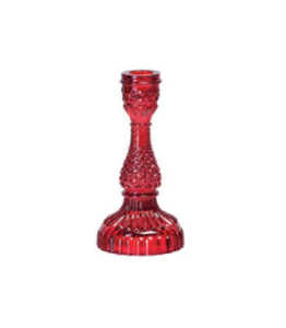 Taper Candle Holder - Bella Small Red