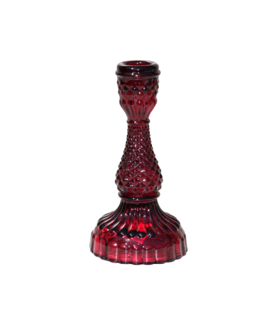 Taper Candle Holder - Bella Small Bordeaux
