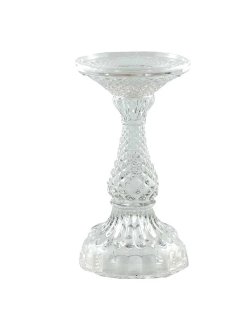 Pillar Candle Holder - Bella Large Clear