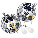 Load image into Gallery viewer, Ramen Bowl Set - Blue s/2
