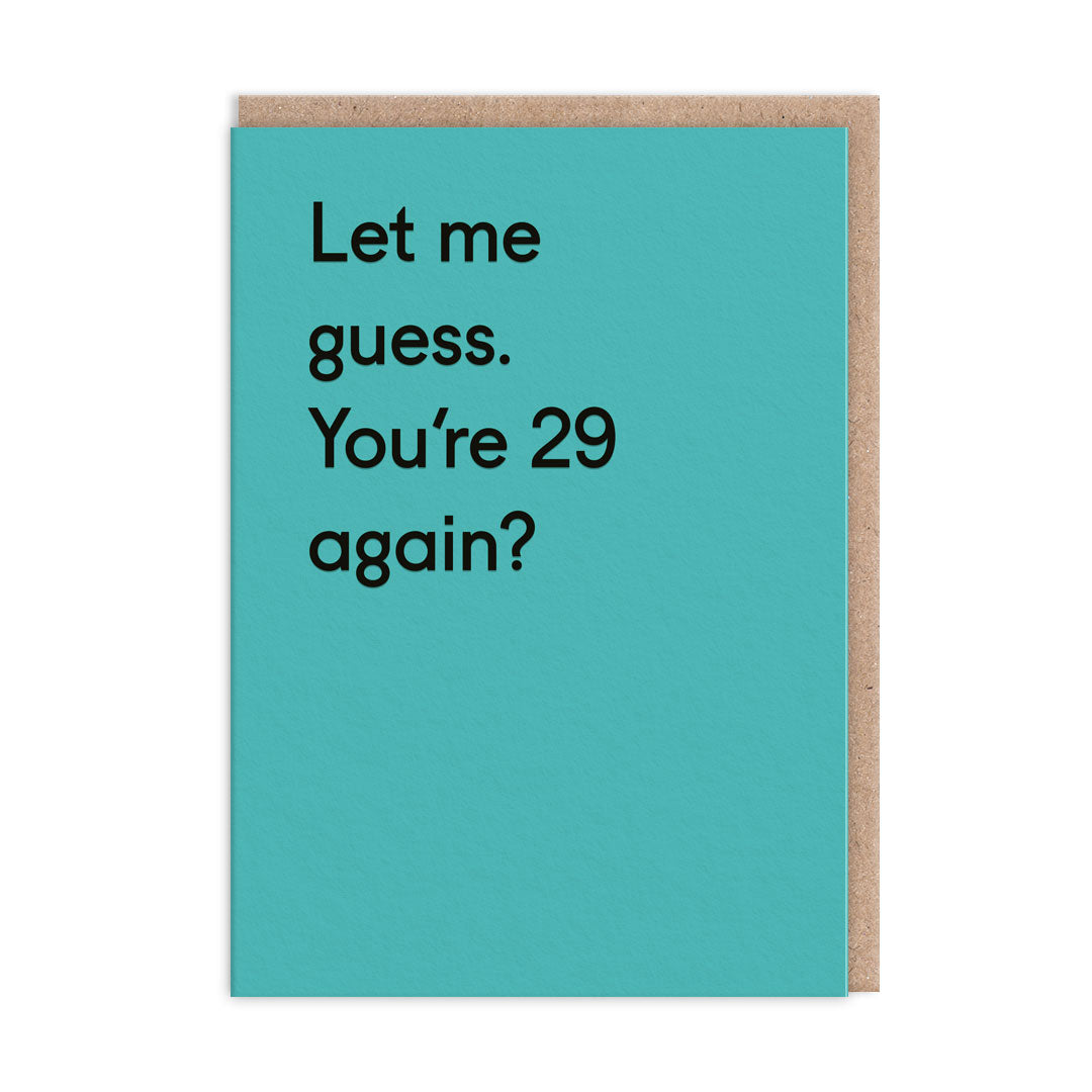 OD Cards - Birthday | 29 Again?