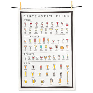 Tea Towel - Bartender's Guide