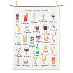 Load image into Gallery viewer, Tea Towel - Drinks Alphabet
