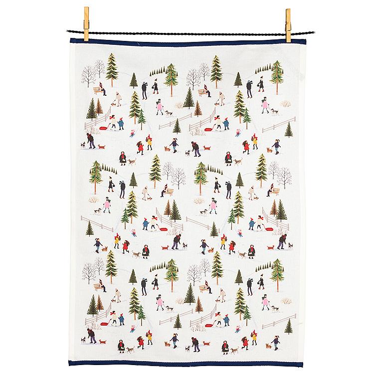 Tea Towel - Outdoor Village