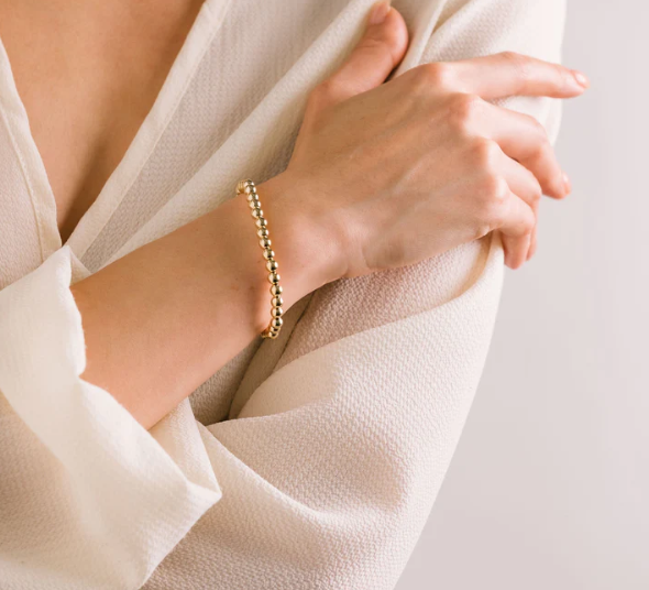 Gold-Filled Bracelet - Beaded 5mm