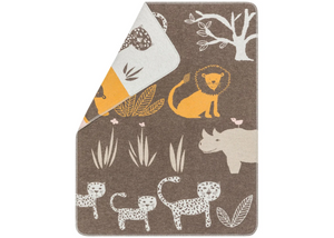 Fussenegger Baby Blanket - JUWEL Jungle Smoke 90x70cm