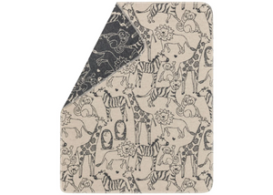 Fussenegger Baby Blanket - JUWEL Safari Ecru 90x70cm