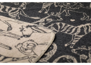 Fussenegger Baby Blanket - JUWEL Safari Ecru 90x70cm