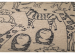 Load image into Gallery viewer, Fussenegger Baby Blanket - JUWEL Safari Ecru 90x70cm
