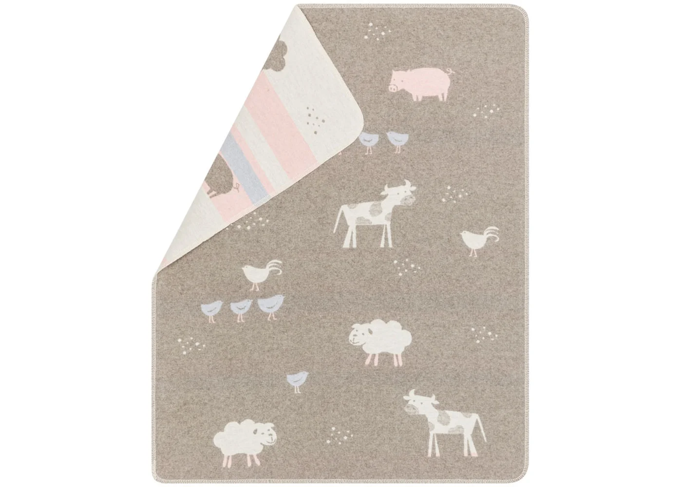 Fussenegger Baby Blanket - JUWEL Farm Life Smoke 90x70cm