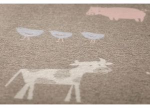 Fussenegger Baby Blanket - JUWEL Farm Life Smoke 90x70cm