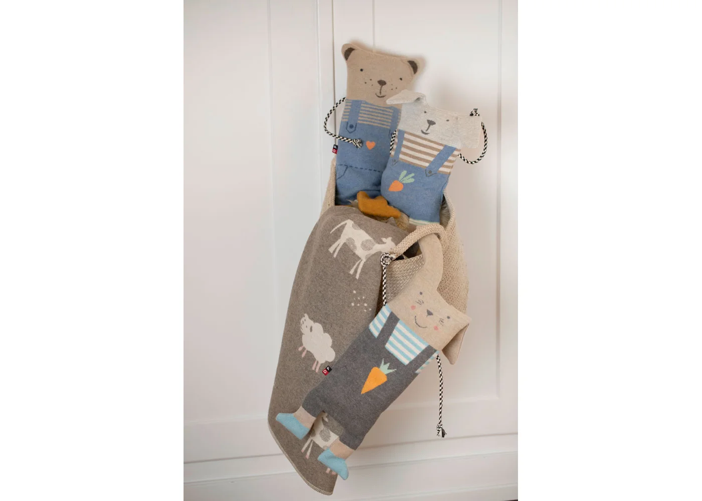 Fussenegger Baby Blanket - JUWEL Farm Life Smoke 90x70cm