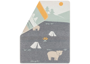 Fussenegger Baby Blanket - JUWEL Camping Bears 90x70cm