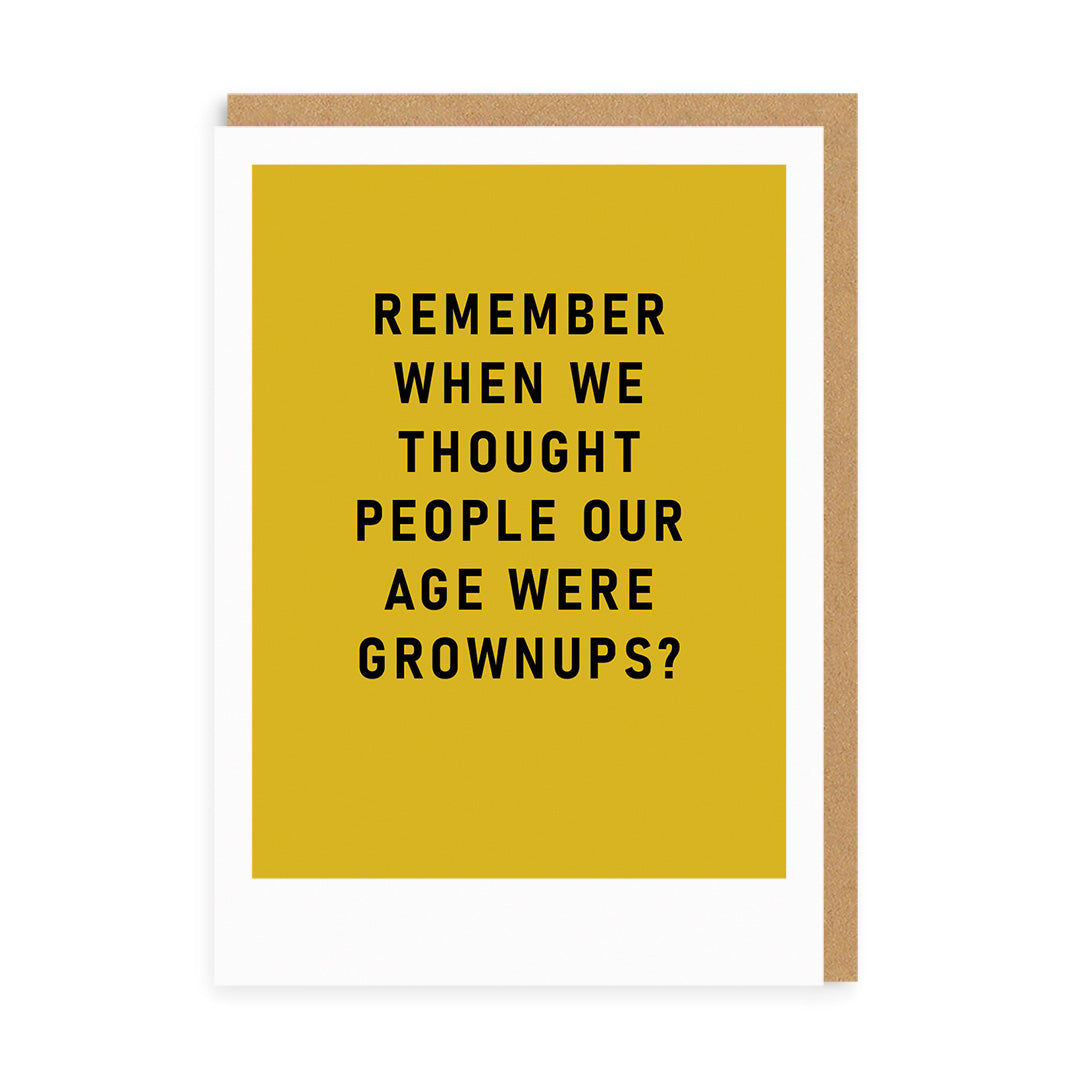 OD Cards - Birthday | Remember Grown Ups