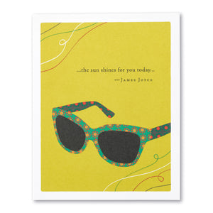 Birthday Card - The Sun Shines For You Today