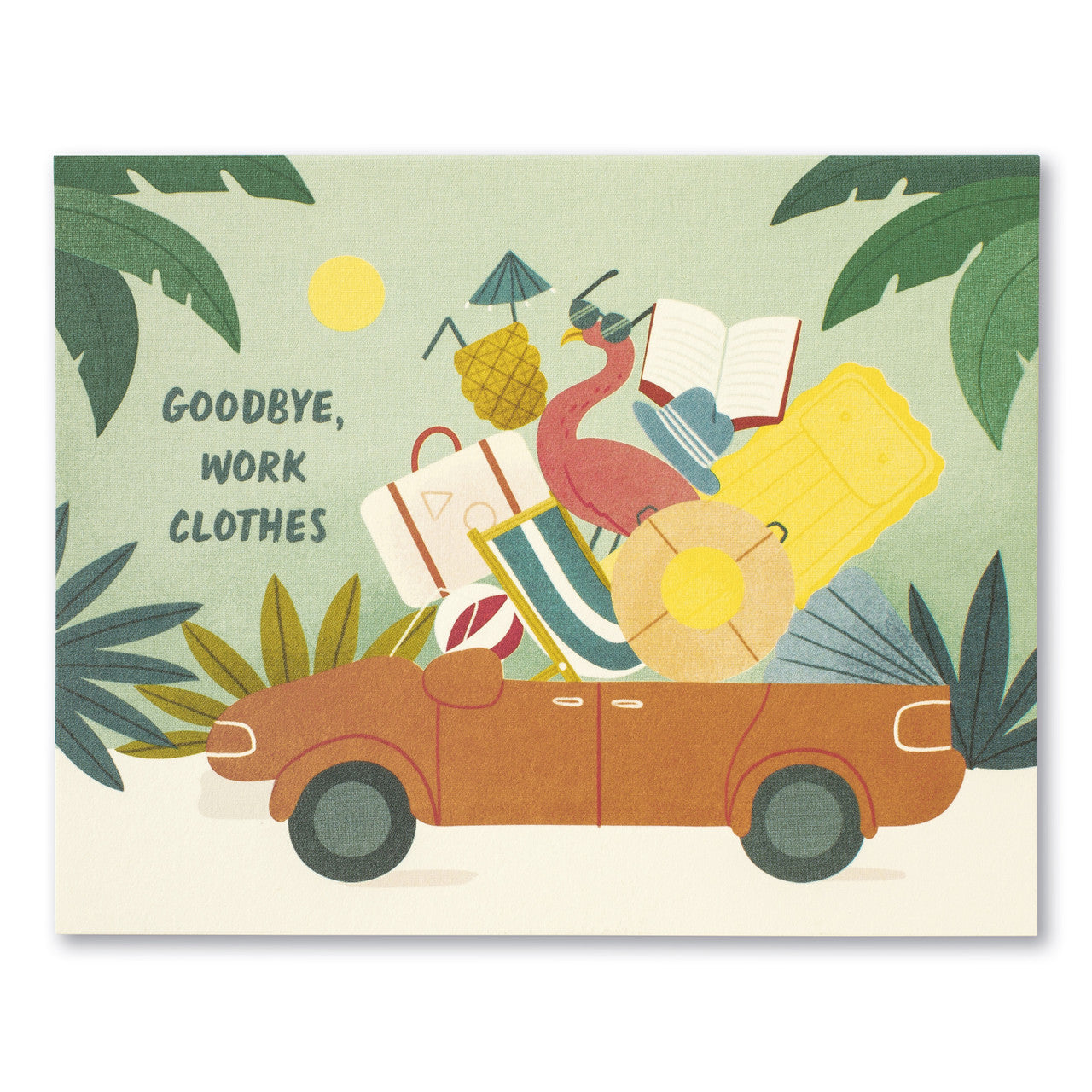 Retirement Card - Goodbye, Work Clothes