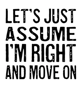 Wood Coaster - Let's Just Assume