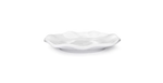 Load image into Gallery viewer, Q Squared Canapé Plate - Ruffle Round 5.5&quot;
