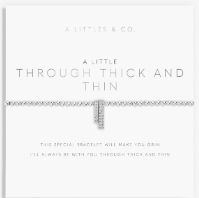 A Littles & Co. Bracelet - Through Thick & Thin Silver