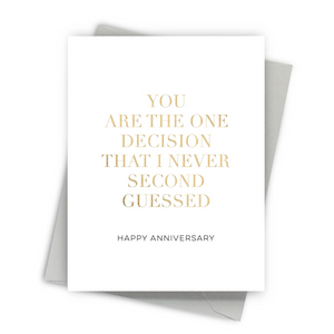Fine Moments - Anniversary | Second Guesses