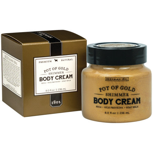 Beekman Whipped Body Cream - Gold Shimmer 8fl oz