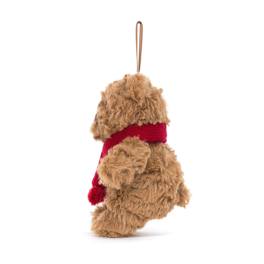 Jellycat Holiday Ornament - Bartholomew Bear Scarf