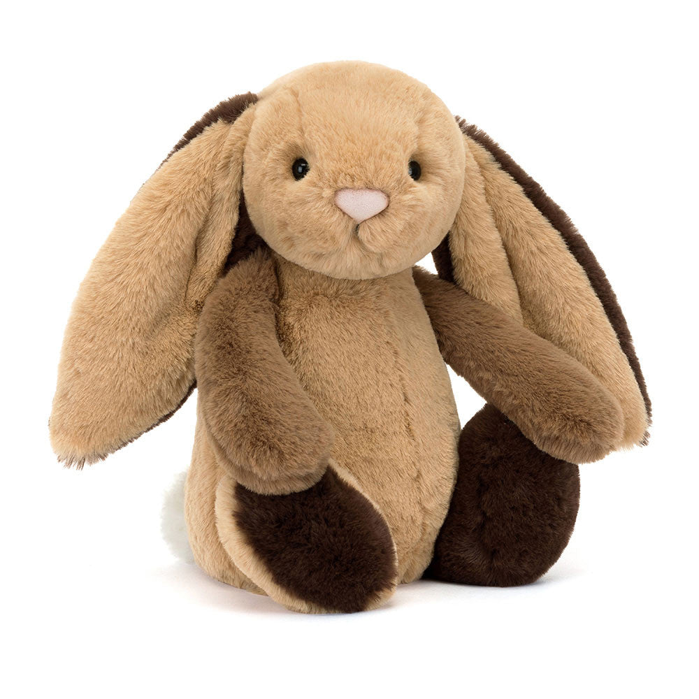 Jellycat Plush - Bashful Patchwork Brown Bunny Original