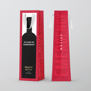 Fine Moments Wine Bag - Emergency Relief Red