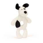 Load image into Gallery viewer, Jellycat Rattle - Bashful Puppy Blk|Crm
