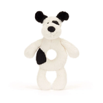 Load image into Gallery viewer, Jellycat Rattle - Bashful Puppy Blk|Crm
