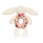 Load image into Gallery viewer, Jellycat Rattle - Blossom Cream Bunny 'Berry'
