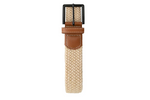 Load image into Gallery viewer, Braided Belt - Beige o/s

