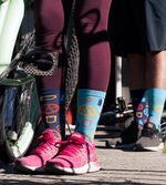 Load image into Gallery viewer, Women&#39;s Crew Socks - Bike Parts
