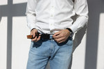 Load image into Gallery viewer, Braided Belt - Dark Brown o/s
